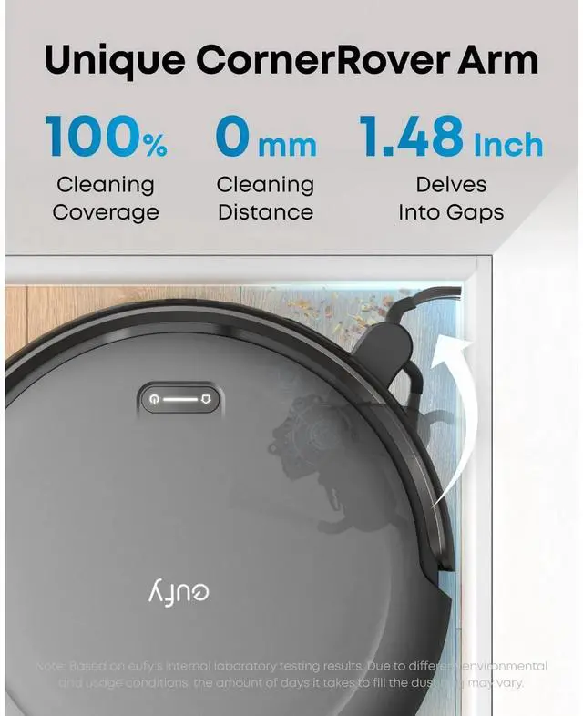 Alt view image 4 of 7 - eufy RoboVac C10 Robotic Vacuum Cleaner, Smart LiDAR Navigation, Includes 6 Dust Bags