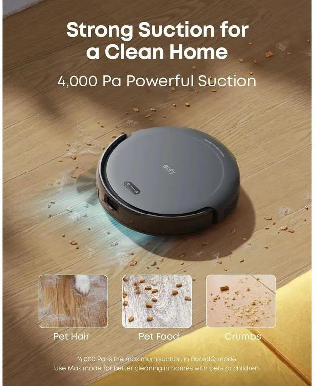 Alt view image 7 of 7 - eufy RoboVac C10 Robotic Vacuum Cleaner, Smart LiDAR Navigation, Includes 6 Dust Bags