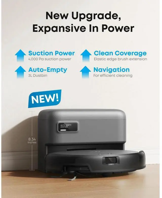 Alt view image 5 of 7 - eufy RoboVac C10 Robotic Vacuum Cleaner, Smart LiDAR Navigation, Includes 6 Dust Bags