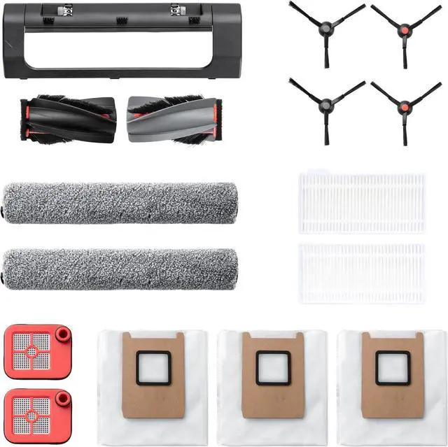 Alt view image 3 of 7 - eufy Robot Vacuum Omni C28 and Replacement Kit for C28, 15,000 Pa Suction, HydroJet Self Clean Roller Mop, Upgraded from X10 Pro, Zero-Tangle for Pet Hair, Auto Mop Washing&Drying, Self-Emptying