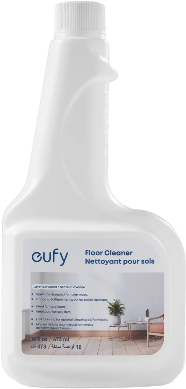 Alt view image 4 of 7 - eufy Robot Vacuum Omni C28 and Cleaning solution, 15,000 Pa Suction, HydroJet Self Clean Roller Mop, Upgraded from X10 Pro, Zero-Tangle for Pet Hair, Auto Mop Washing&Drying, Self-Emptying&Refilling