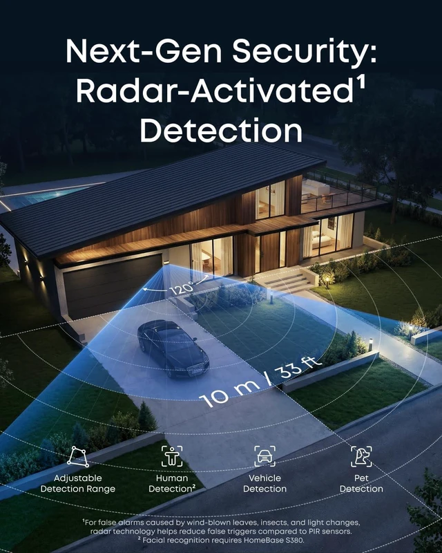 Alt view image 4 of 7 - eufy Security Wall Light Cam S4, 4K Ultra HD, Solar Security Camera
Wireless Cam, USB-C Continuous Power, Wall Light, Motion Activated Light, AI Detection, IP65, No Monthly Fee, Built-in 32GB