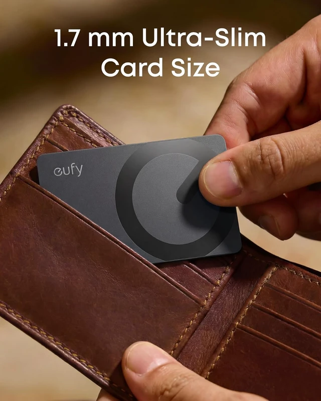 Alt view image 3 of 7 - eufy SmartTrack Card E40, Works with iPhone iOS or Android, 1.7 mm Ultra-Thin, Wireless Charging, 80 dB Loud Alarm, Water-Resistant, Perfect for Wallets and Passports