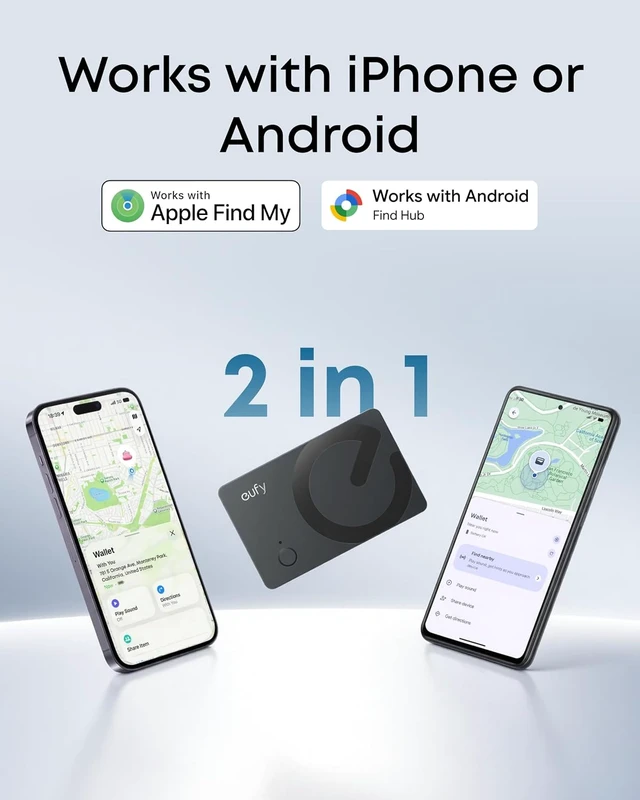 Alt view image 2 of 7 - eufy SmartTrack Card E40, Works with iPhone iOS or Android, 1.7 mm Ultra-Thin, Wireless Charging, 80 dB Loud Alarm, Water-Resistant, Perfect for Wallets and Passports