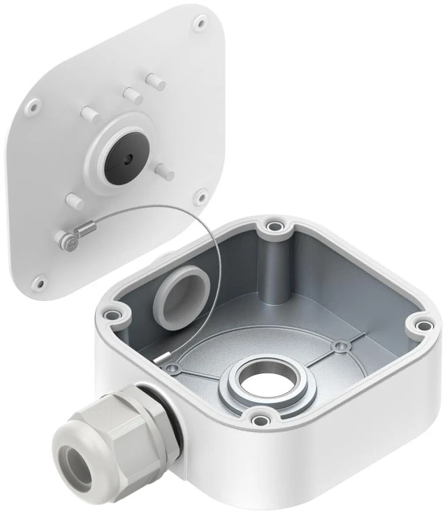 Alt view image 2 of 5 - eufy Outdoor Junction Box (T870A), Weatherproof Metal Cable Management Enclosure for All eufy PoE Cameras, Protect Connectors, Discreet Installation, Easy Mount