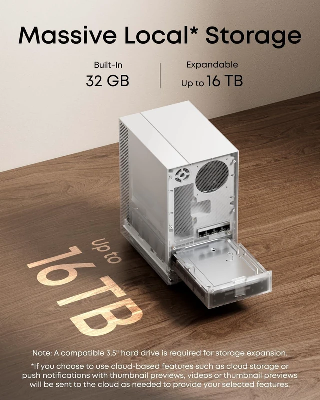 Alt view image 5 of 7 - eufy Security HomeBase Professional S1, 4G LTE&Battery Backup, 16TB Storage
Home Security Center, Local Expandable Storage, Advanced Local AI, Works with the eufy Ecosystem,Supports HDMI Output