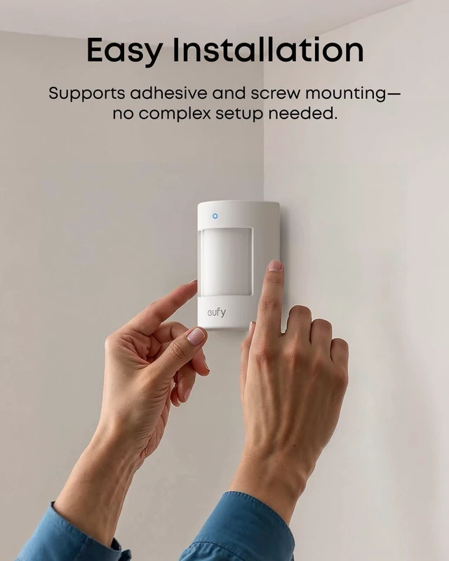 Alt view image 4 of 7 - eufy Security Motion Sensor E20, Pet-Friendly Motion Detector, 5-Yr Battery
Filters pets up to 80 lbs, Fewer False Alarms, Easy Installation, Requires HomeBase 2, 3, Mini, or Pro