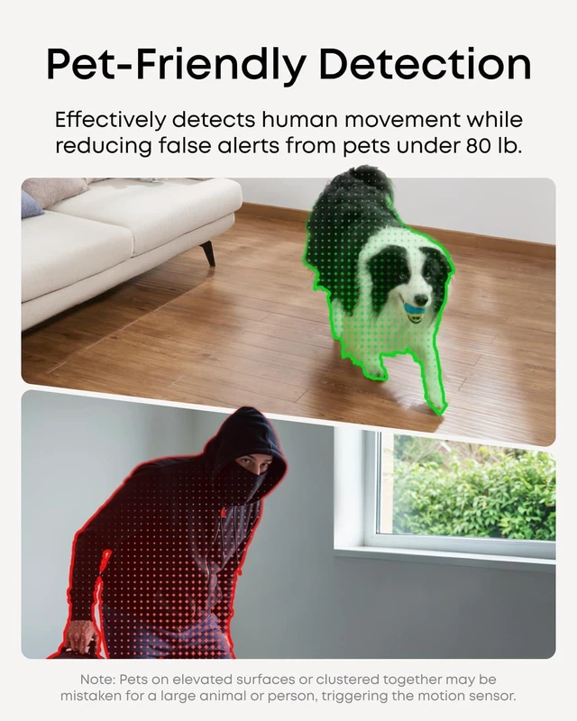 Alt view image 3 of 7 - eufy Security Motion Sensor E20, Pet-Friendly Motion Detector, 5-Yr Battery
Filters pets up to 80 lbs, Fewer False Alarms, Easy Installation, Requires HomeBase 2, 3, Mini, or Pro