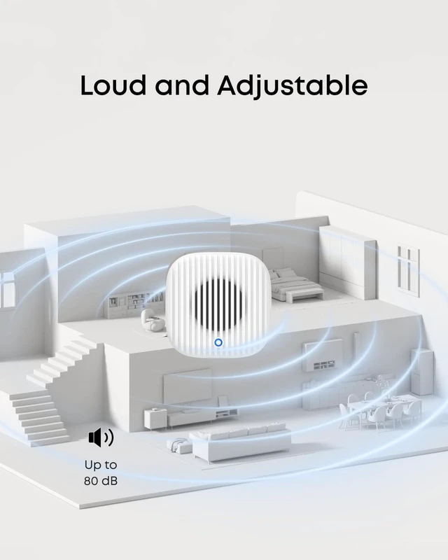 Alt view image 6 of 7 - eufy Video Doorbell Chime 2, 10 Built-In Chimes, 2.4 GHz and 5 GHz Dual-Band Wi-Fi, Easy Setup, Bluetooth Auto-Pairing, Adjustable Volume Up to 80 dB