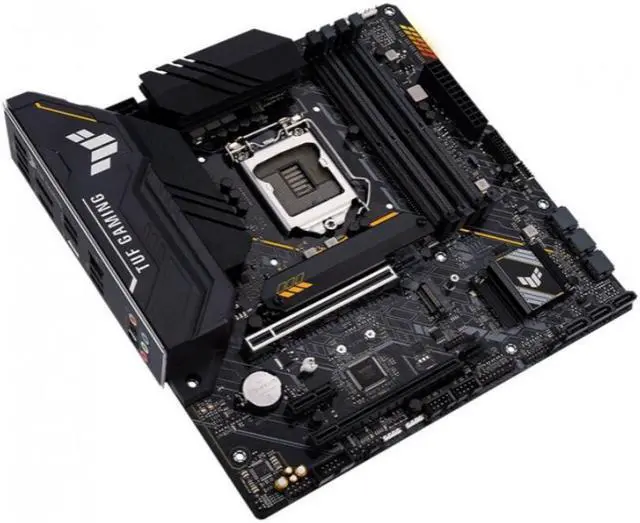 Alt view image 3 of 6 - ASUS TUF GAMING B560M-PLUS heavy gunner motherboard supports CPU 11600KF/11400F/10600KF/10400F (Intel B560/LGA 1200)
