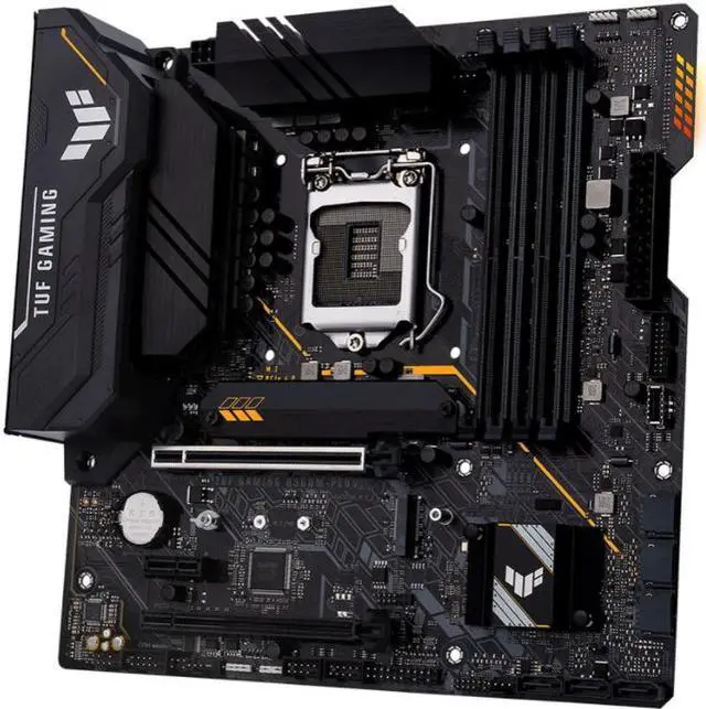 Alt view image 6 of 6 - ASUS TUF GAMING B560M-PLUS heavy gunner motherboard supports CPU 11600KF/11400F/10600KF/10400F (Intel B560/LGA 1200)