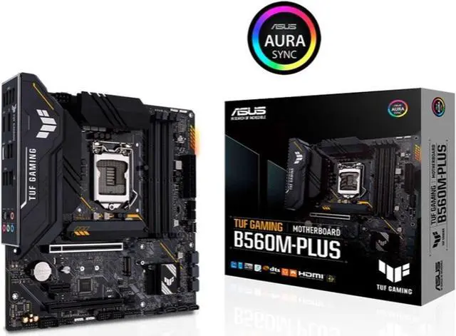 TUF GAMING B560M-PLUS、CPU i5-10400F ASUS TUF GAMING B560M-PLUS heavy gunner motherboard supports