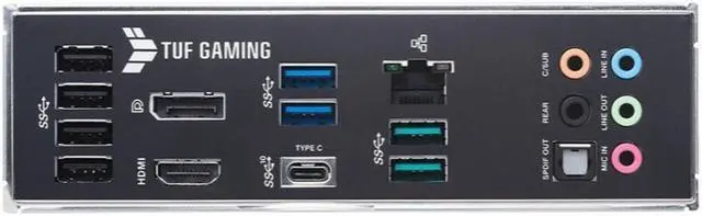 Alt view image 4 of 6 - ASUS TUF GAMING B560M-PLUS heavy gunner motherboard supports CPU 11600KF/11400F/10600KF/10400F (Intel B560/LGA 1200)