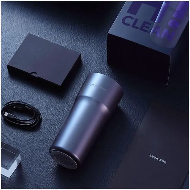 Alt view image 5 of 5 - EraClean Car Air Purifier for Home office Eliminates Smoke, Dust, Pollen, Pet Dander USB Powered with Negative Ion Portable Air Cleaner