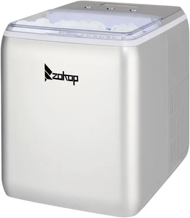 Main image of TakeIt Ice Maker 120V 150W 44lbs /20kg /24h Plastic Transparent Cover/Display Commercial Household
