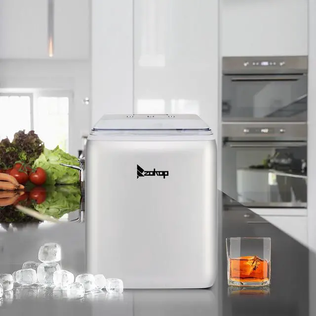 Alt view image 2 of 7 - TakeIt Ice Maker 120V 150W 44lbs /20kg /24h Plastic Transparent Cover/Display Commercial Household
