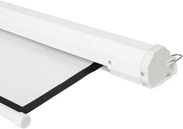 Alt view image 5 of 7 - TakeIt Manual Pull Down Projector Screen 100 Inch Diagonal 4:3 Diag 4K 8K 3D Ultra HDR HD Ready Home Theater Movie Theatre Projection Screen