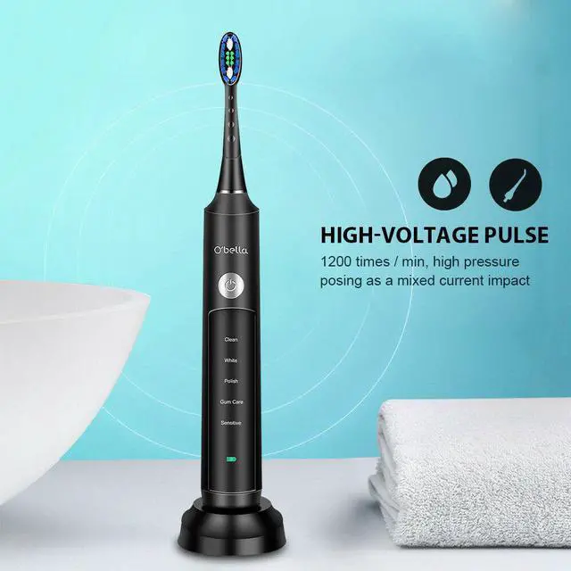 Alt view image 4 of 7 - TakeIt Sonic Electric Toothbrush USB Rechargeable 5 Modes Brush Heads Precise Cleaning