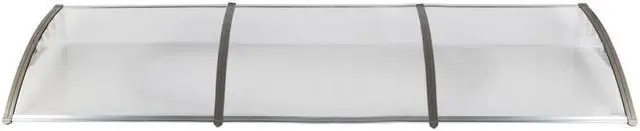 Alt view image 2 of 6 - TakeIt Door Window Awnings Canopy Exterior Front Door Eaves Sun Rain Protection Cover 118" x 37.8" x 9.8"