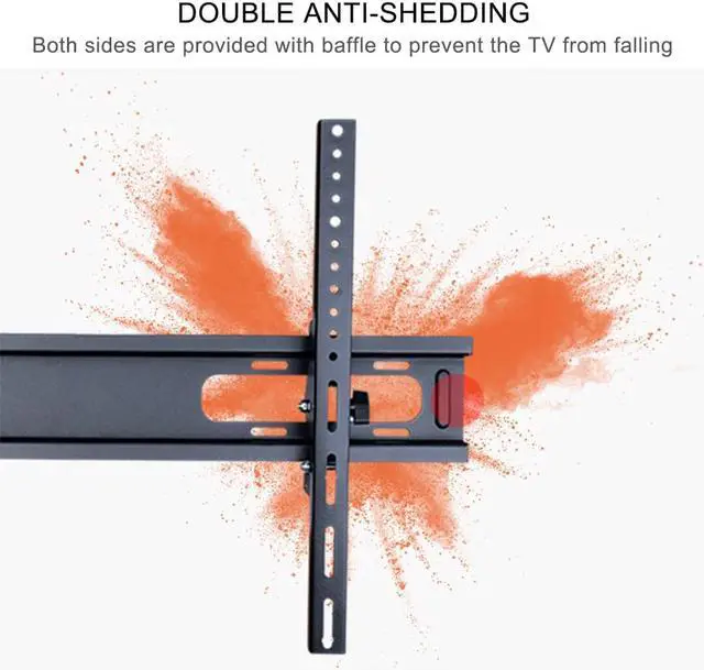 Alt view image 7 of 7 - TakeIt 39-70" Adjustable Wall Mount Bracket TV Stand with Spirit Level