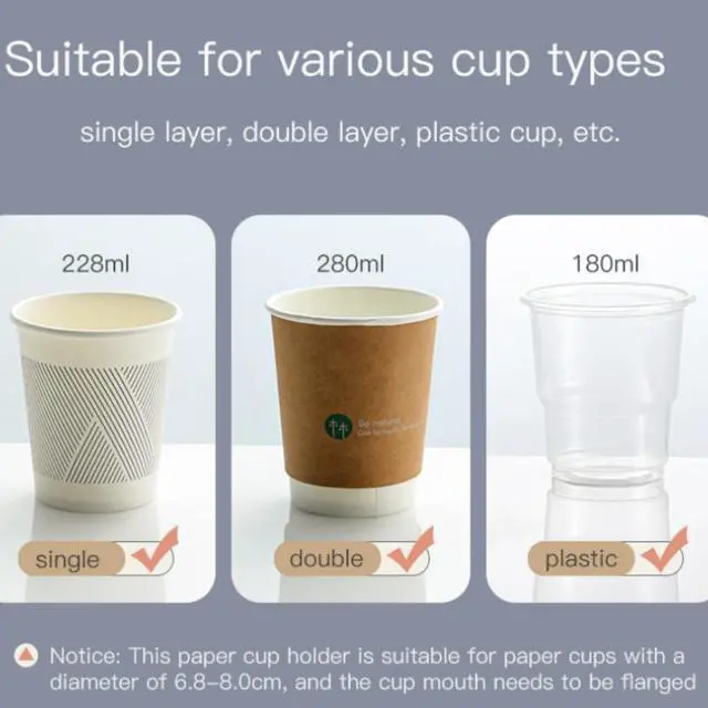 Alt view image 4 of 6 - TakeIt Cups Dispenser Wall Mount Pull Type Paper Cup Holder Cup Dropper for Disposable Small Cups for Home Office Kitchen Dark Blue