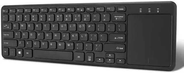 Alt view image 10 of 14 - ADESSO WKB-4050UB ADESSO 2.4GHZ WIRELESS KEYBOARD, WITH SCISSOR SWITCH KEYS, LARGE BUILT-IN MULTI-
