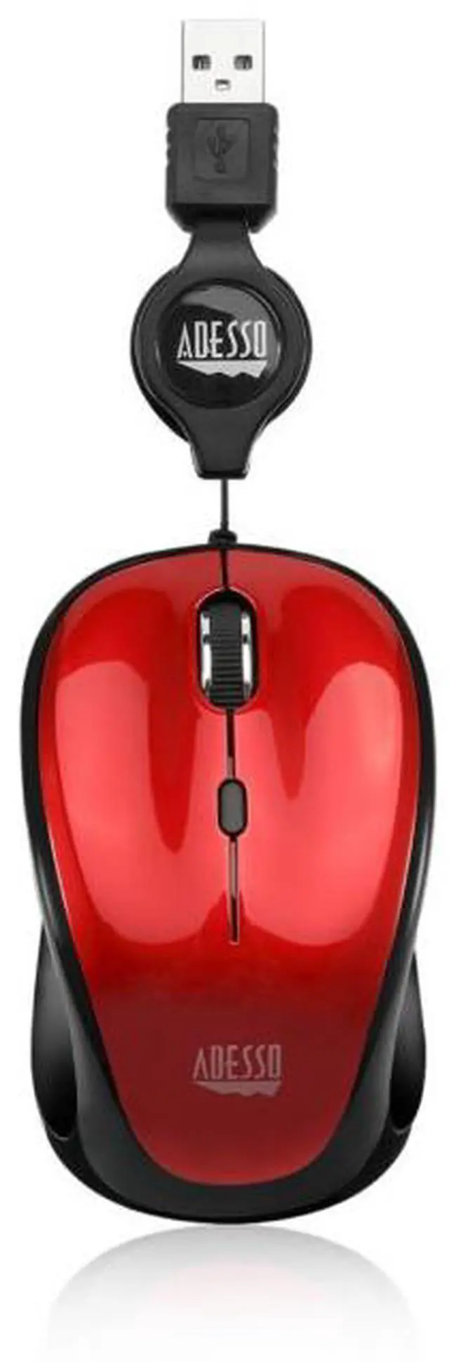Alt view image 12 of 16 - Adesso iMouse S8R - USB Illuminated Retractable Mini Mouse