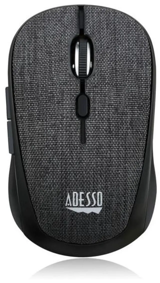 Alt view image 11 of 13 - ADESSO INC. iMouseS80B Wireless Optical Fabric Mouse