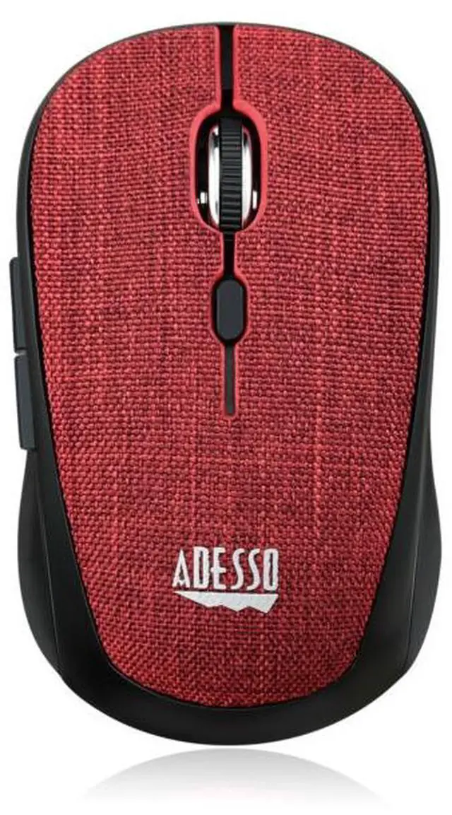Alt view image 14 of 17 - Adesso iMouse S80R Mini Wireless 5-Button Fabic Mouse Red
