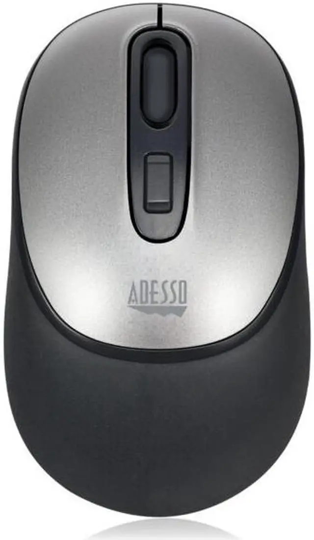 Alt view image 9 of 20 - Adesso iMouse A10 Antimicrobial 1600dpi 2.4GHz Wireless Mouse - Black/Silver