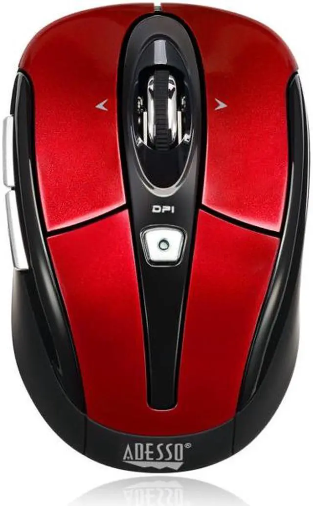 Alt view image 16 of 19 - ADESSO iMouse S60R Red 6 Buttons Tilt Wheel USB RF Wireless Optical Mouse