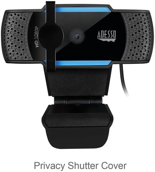 Alt view image 3 of 20 - 1080P ( 2.0 Megapixel) H.264, Auto Focus Webcam with Build in Dual  Microphone & Privacy Shutter
