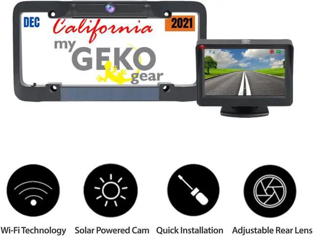Main image of myGEKOgear SOLARST Solar Powered Wireless Backup Camera
