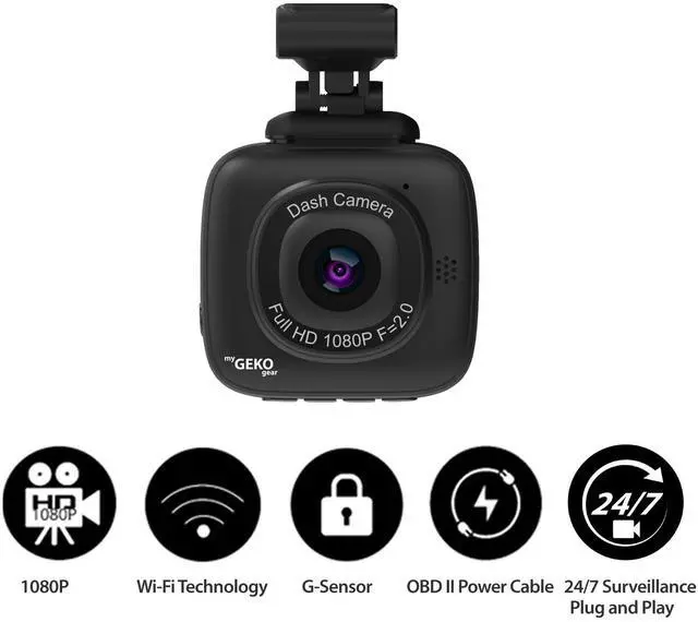 Main image of GekoGear Orbit 500 Wi-Fi Dash Cam | 1080p Full HD Camera