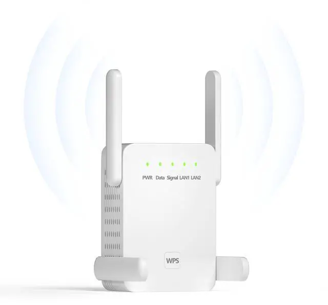 Main image of WiFi Extender 2.4GHz Internet Signal Booster for Home&Office,Covers up to 3000 sq.ft and 30 Devices,Wireless Internet Repeater and Signal Amplifier, 3 in 1 Mode,1-Tap Setup, Supports Ethernet Port