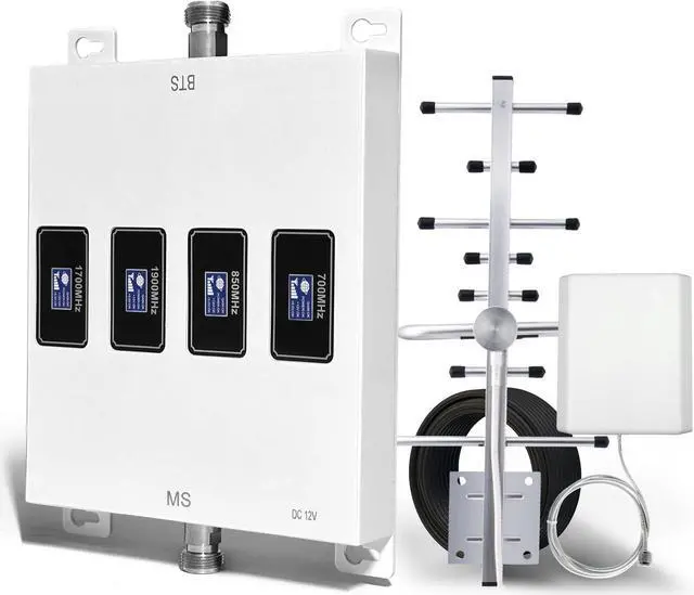 Main image of Cell Phone Signal Booster for Home & Office, 2G 3G 4G LTE 5G Band 12/17/2/4/5 Cell Phone Booster Up to 5,000 sq ft, Cell Booster for Verizon, AT&T, T-Mobile & More | FCC Approved