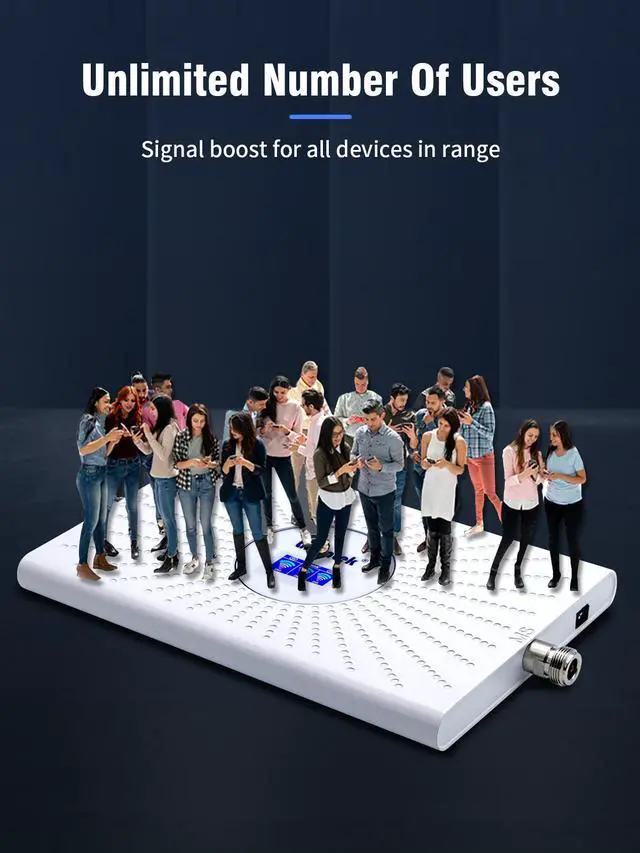 Alt view image 7 of 7 - Lintratek Cell Phone Booster Work on Band 2/4/5 for Tules Bell Rogers 5G 4G LTE 3G Cell Phone Signal Booster for House AGC Function 70dB High Gain Large Coverage