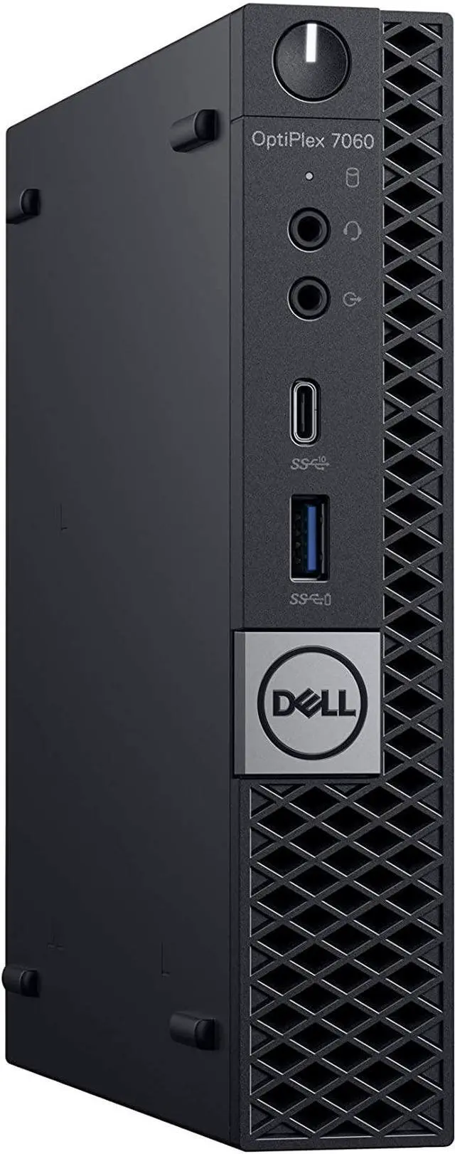 Alt view image 6 of 6 - Dell Optiplex 7060 Micro Form Factor Desktop, Intel 6-Core i7 8700T 2.4Ghz, 8 GB DDR4, 256GB NVMe M.2 SSD, USB Type C, Windows 10 Pro