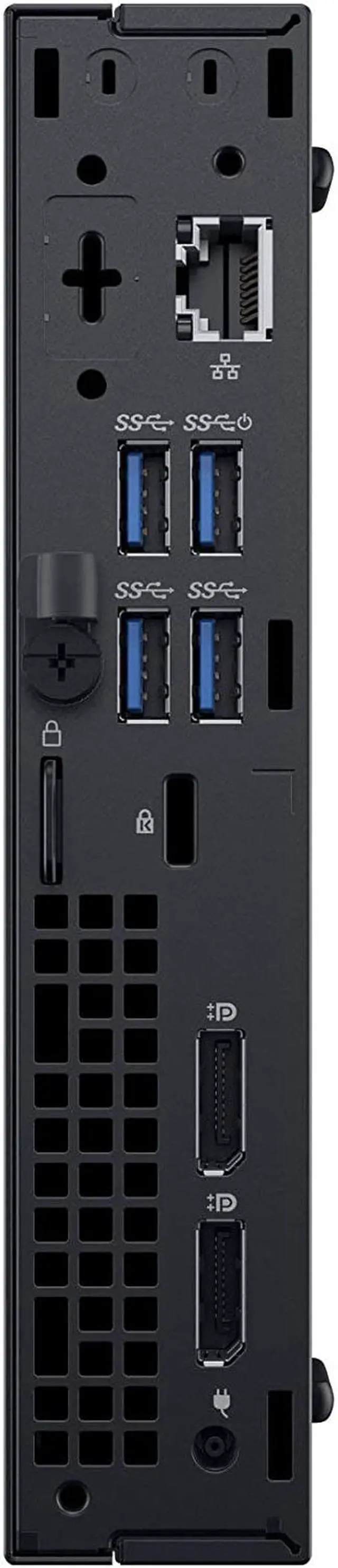 Alt view image 5 of 6 - Dell Optiplex 7060 Micro Form Factor Desktop, Intel 6-Core i7 8700T 2.4Ghz, 8 GB DDR4, 256GB NVMe M.2 SSD, USB Type C, Windows 10 Pro