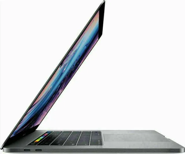 Alt view image 3 of 7 - Apple MacBook Pro 15 inch Touch Bar 2017 3.1GHz Intel Core i7-7920HQ 16GB LPDDR3 RAM 1TB SSD Radeon PRO 555/560 4GB Space Gray Big Sur