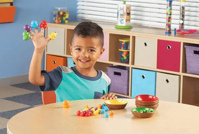 Alt view image 11 of 19 - Learning Resources Learning Essentials Birds in a Nest Sorting Se - 36 Piece