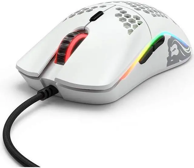 Alt view image 4 of 12 - Glorious Model O (Matte White) RGB Gaming Mouse