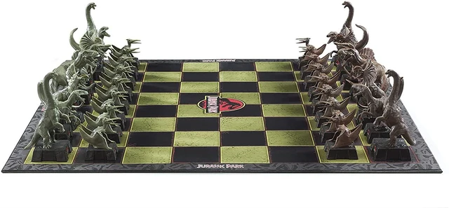 Alt view image 3 of 5 - Jurassic Park Chess Set By The Noble Collection