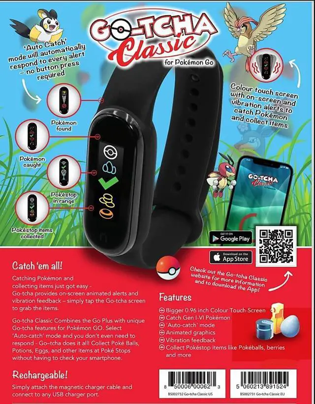 Alt view image 4 of 5 - GO-TCHA Classic for Pokemon Go
