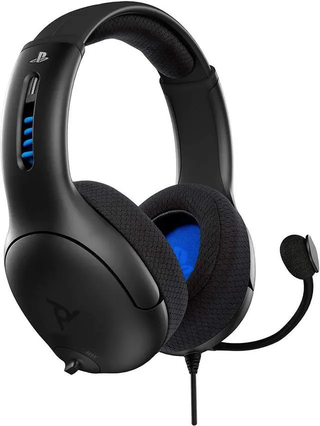 Alt view image 8 of 17 - PDP - LVL50 Wired Stereo Gaming Headset - Playstation 4 (051-099-NA-BK)
