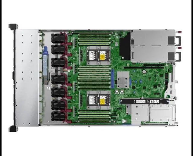 Alt view image 3 of 3 - HP ProLiant DL360 Gen 10 1U Rack Server - 2X Intel Xeon Gold 5115 (10-core, 20-thread) - 32GB (2x16GB) RAM, 2666MHz, No Hard Drive, No Operating System.