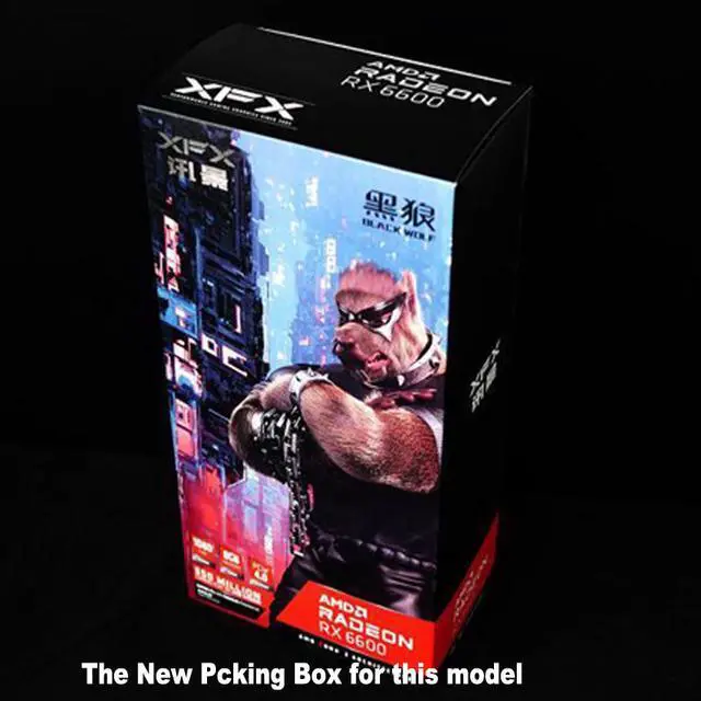 Alt view image 7 of 7 - XFX SPEEDSTER SWFT 210 Radeon RX 6600 8GB GDDR6 PCI Express 4.0 Graphics Card RX-66XL8LFDQ