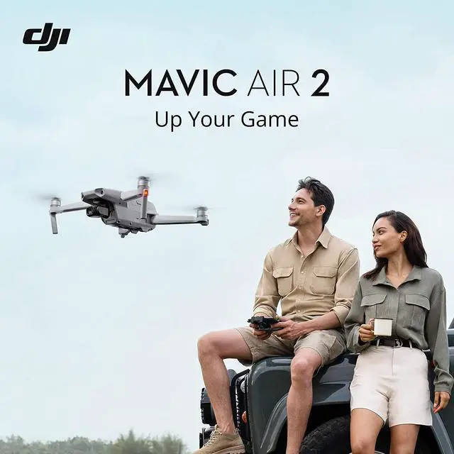 Alt view image 3 of 7 - DJI Mavic Air 2 Fly More Combo with DJI Smart Controller - Drone Quadcopter UAV with 48MP Camera 4K Video 1/2"" CMOS Sensor 3-Axis Gimbal 34min Flight Time ActiveTrack 3.0