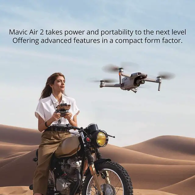 Alt view image 4 of 7 - DJI Mavic Air 2 Fly More Combo with DJI Smart Controller - Drone Quadcopter UAV with 48MP Camera 4K Video 1/2"" CMOS Sensor 3-Axis Gimbal 34min Flight Time ActiveTrack 3.0