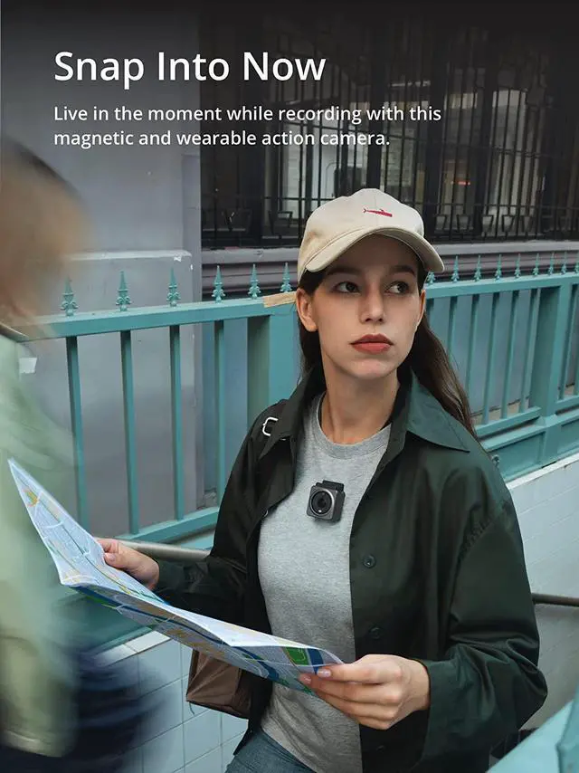 Alt view image 4 of 7 - DJI Action 2 Power Combo - Action Camera with Extended Battery Module, 155° FOV, Magnetic Attachments, Stabilization Technology, Waterproof Camera ideal for Action Sports and Daily Life